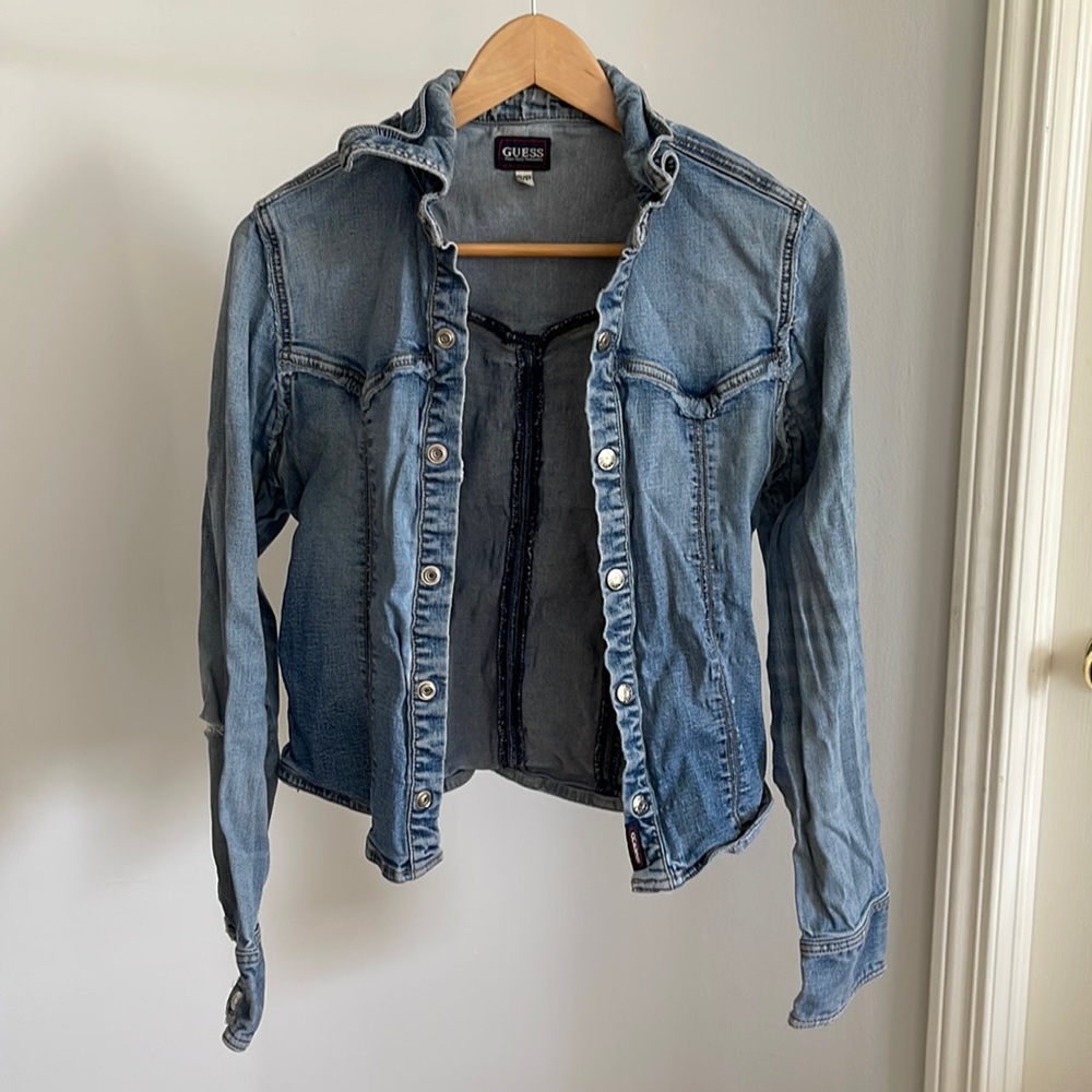 Guess Distressed Denim Jacket